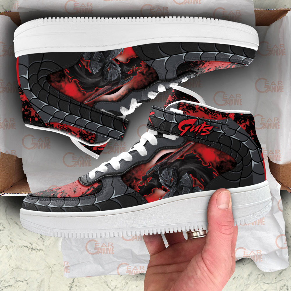 The Berserker Armor Sneakers Air Mid Custom For Berserk Fans