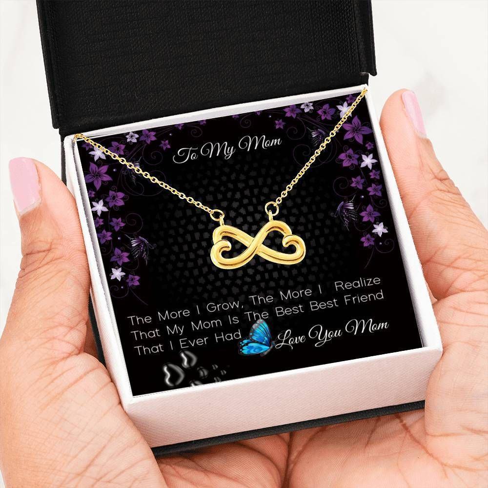 The Best Best Friend I Ever Had Infinity Heart Necklace For Mom
