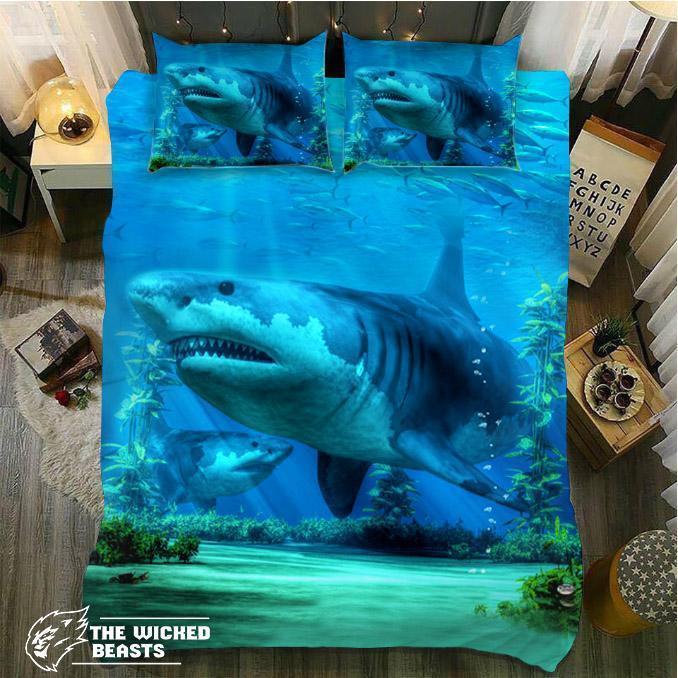 The Biggesthark 3D Customized Duvet Cover Bedding Set