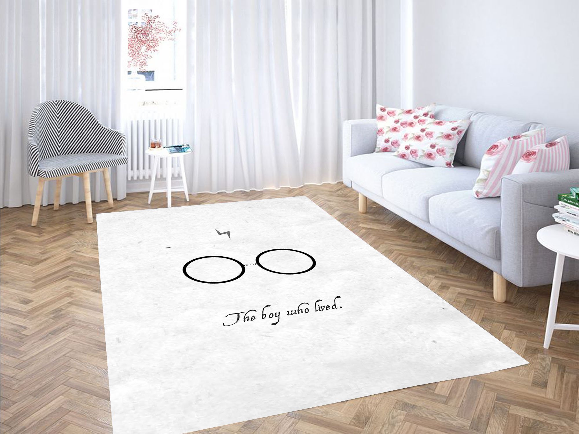 The Boy Who Loved Harry Potter Carpet Rectangle Rug
