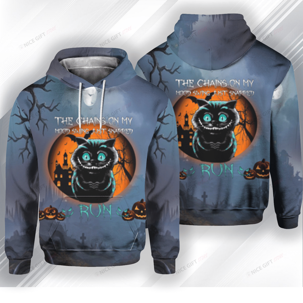 The Chains On My Mood Swing Just Snapped Run 3D Hoodie Gift For Fans