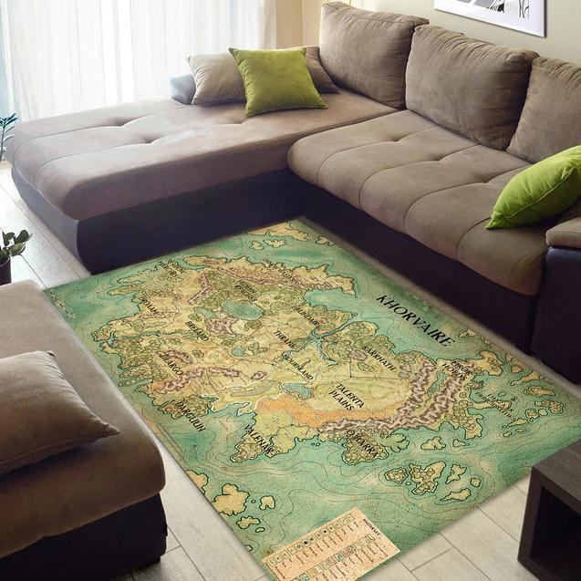 The Continent Of Khorvaire Eberron Map Area Rectangle Rug