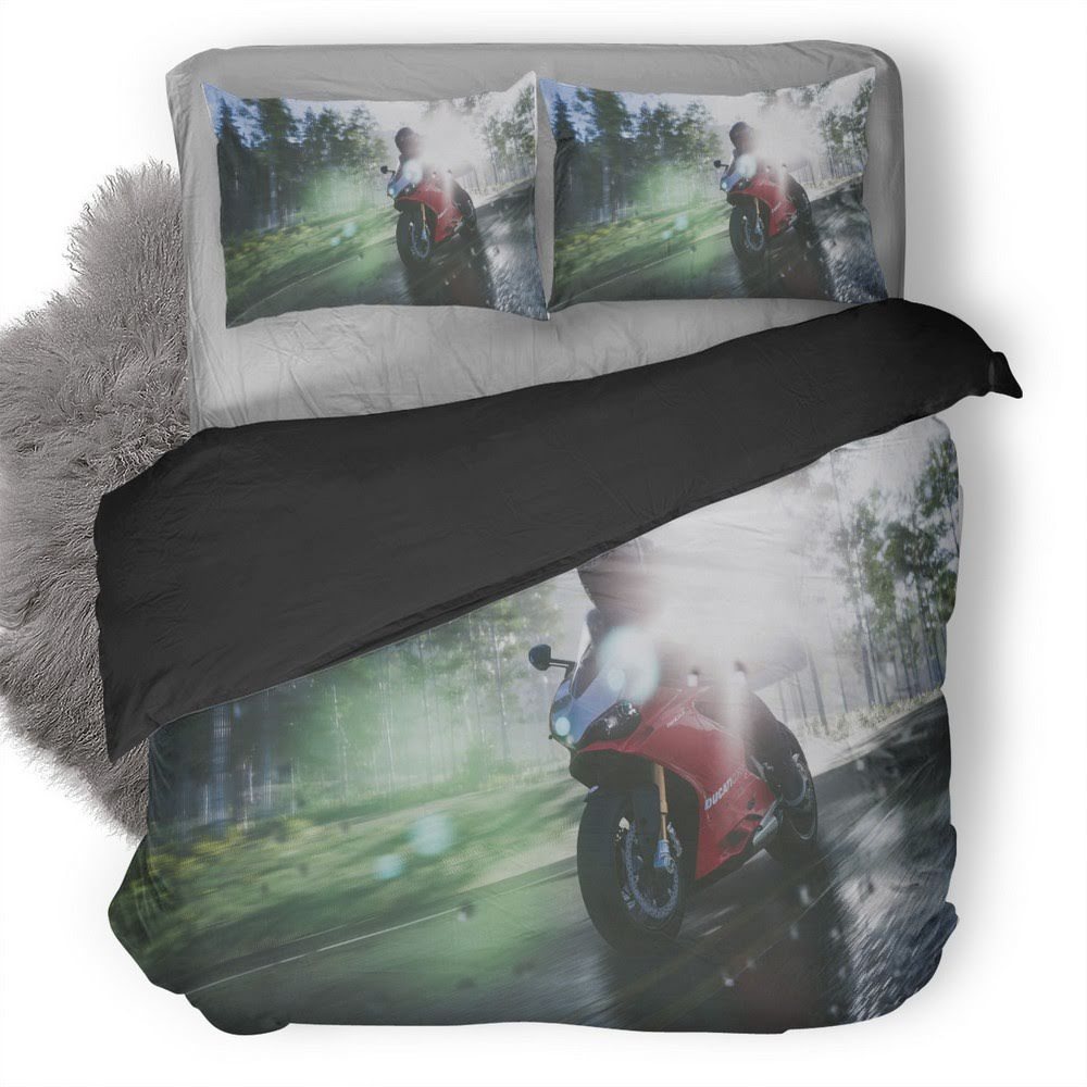 The Crew Ducati Panigale R 3D Customized Duvet Cover Bedding Set