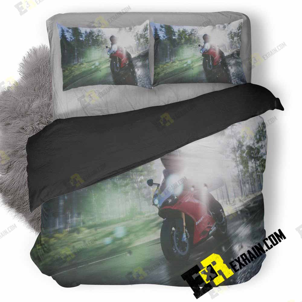 The Crew Ducati Panigale R J2 3D Customized Duvet Cover Bedding Set