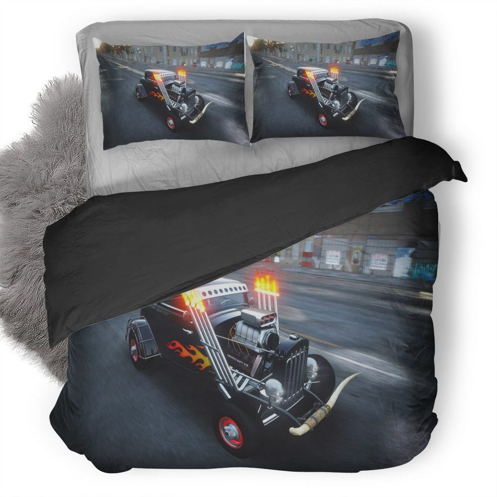 The Crew Hot Rod 3D Customized Duvet Cover Bedding Set