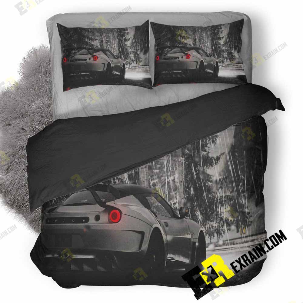 The Crew Lotus Cars Po 3D Customized Duvet Cover Bedding Set
