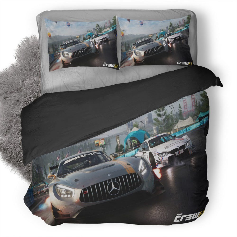 The Crew Mercedes Amg 3D Customized Duvet Cover Bedding Set