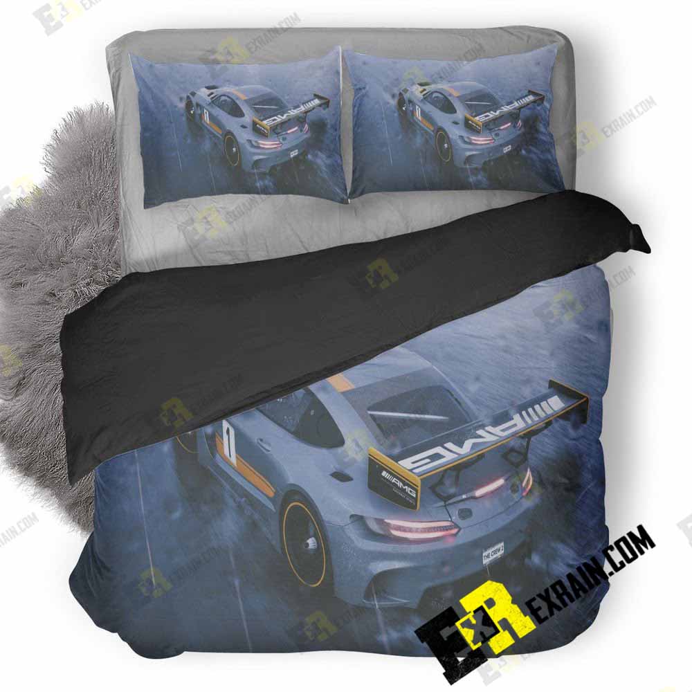 The Crew Mercedes Amg Gtr V7 3D Customized Duvet Cover Bedding Set