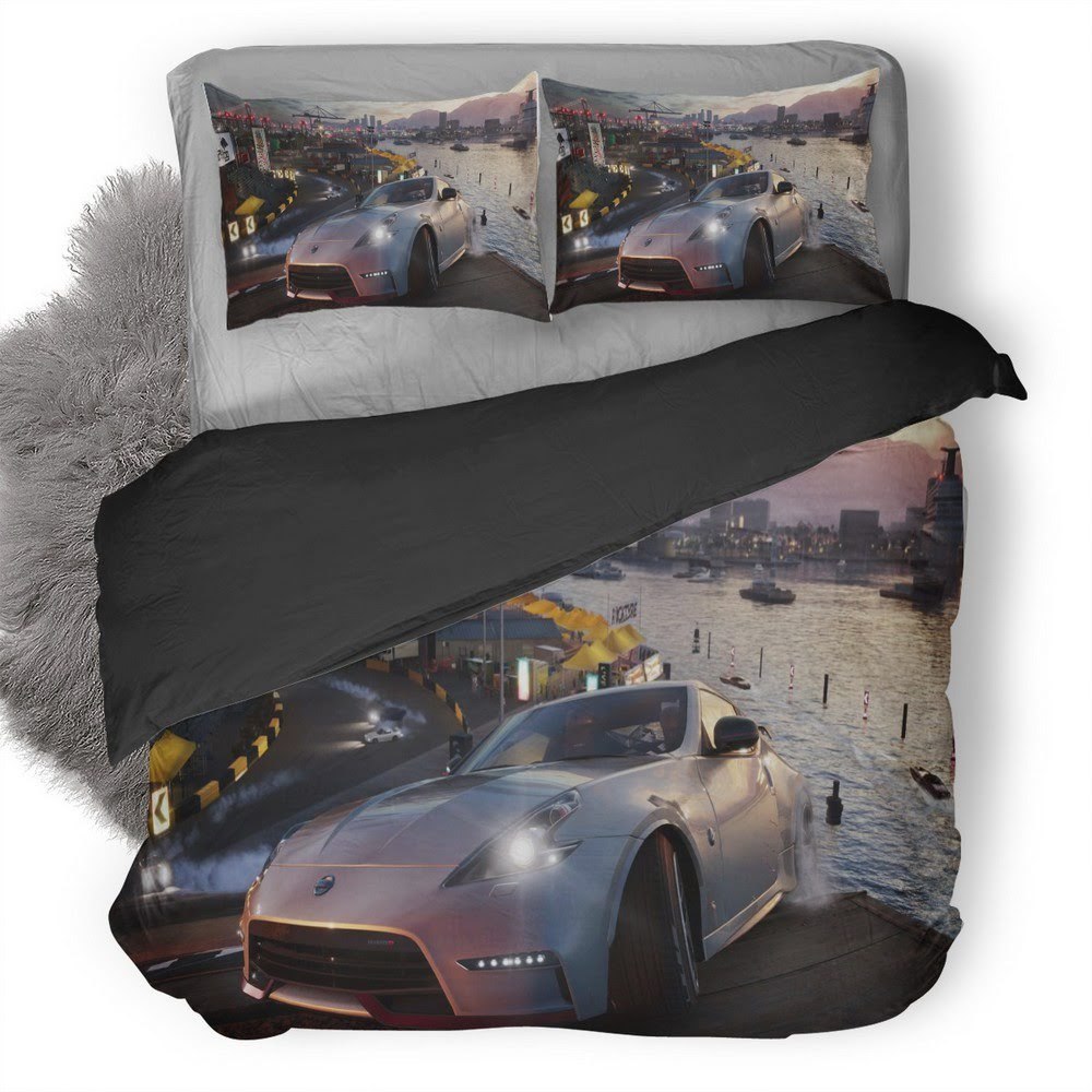 The Crew Nissan Gtr 3D Customized Duvet Cover Bedding Set