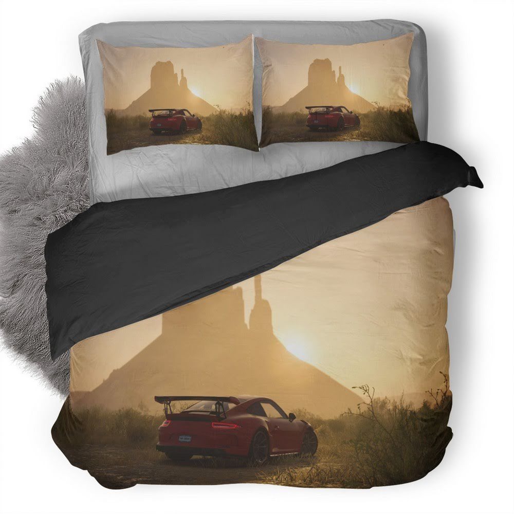 The Crew Porche Somewhere 3D Customized Duvet Cover Bedding Set