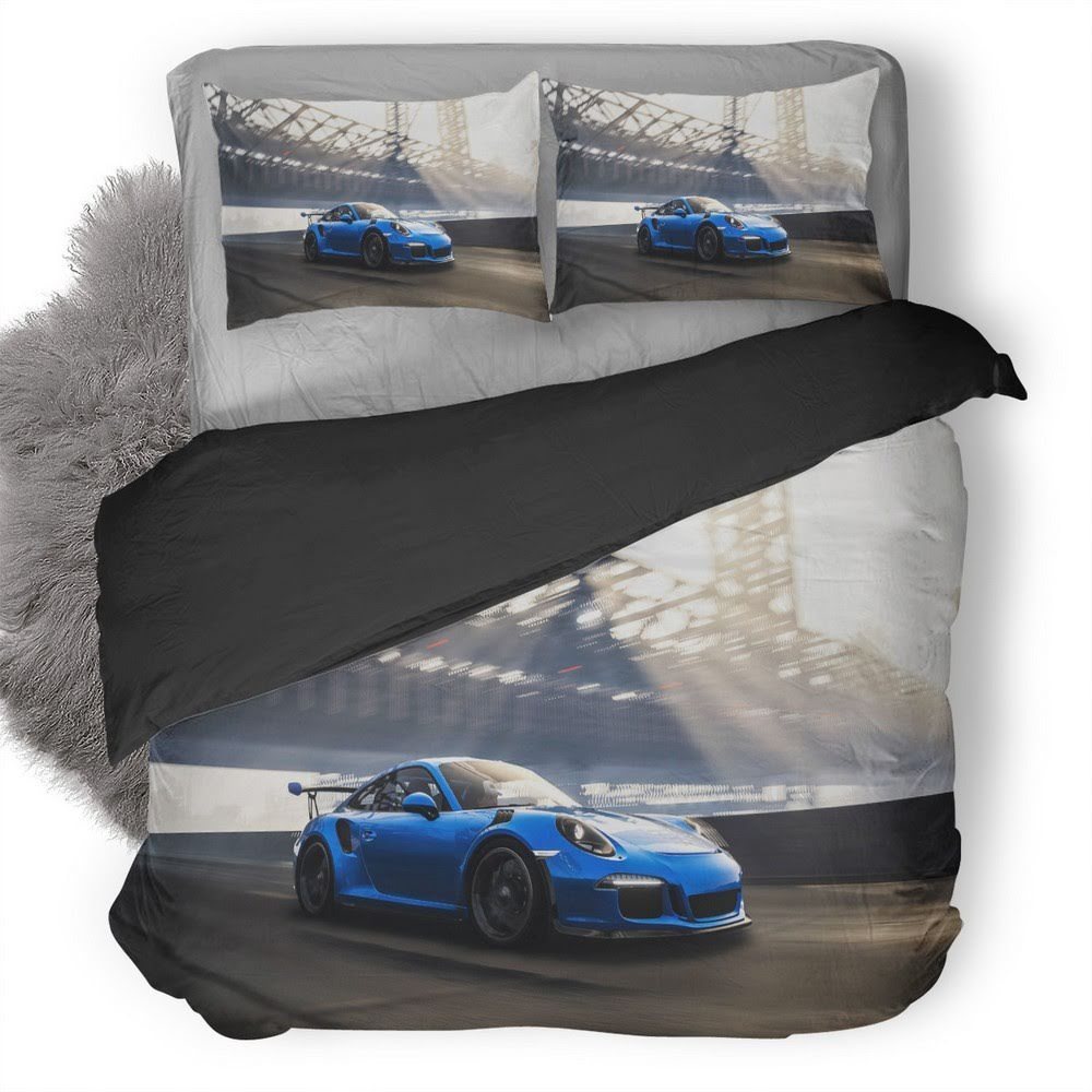 The Crew Porsche 911 991 Gt3 3D Customized Duvet Cover Bedding Set