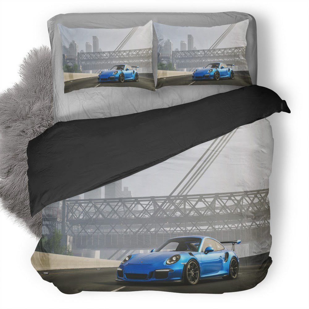 The Crew Porsche 911 991 Gt3 3D Customized Duvet Cover Bedding Set