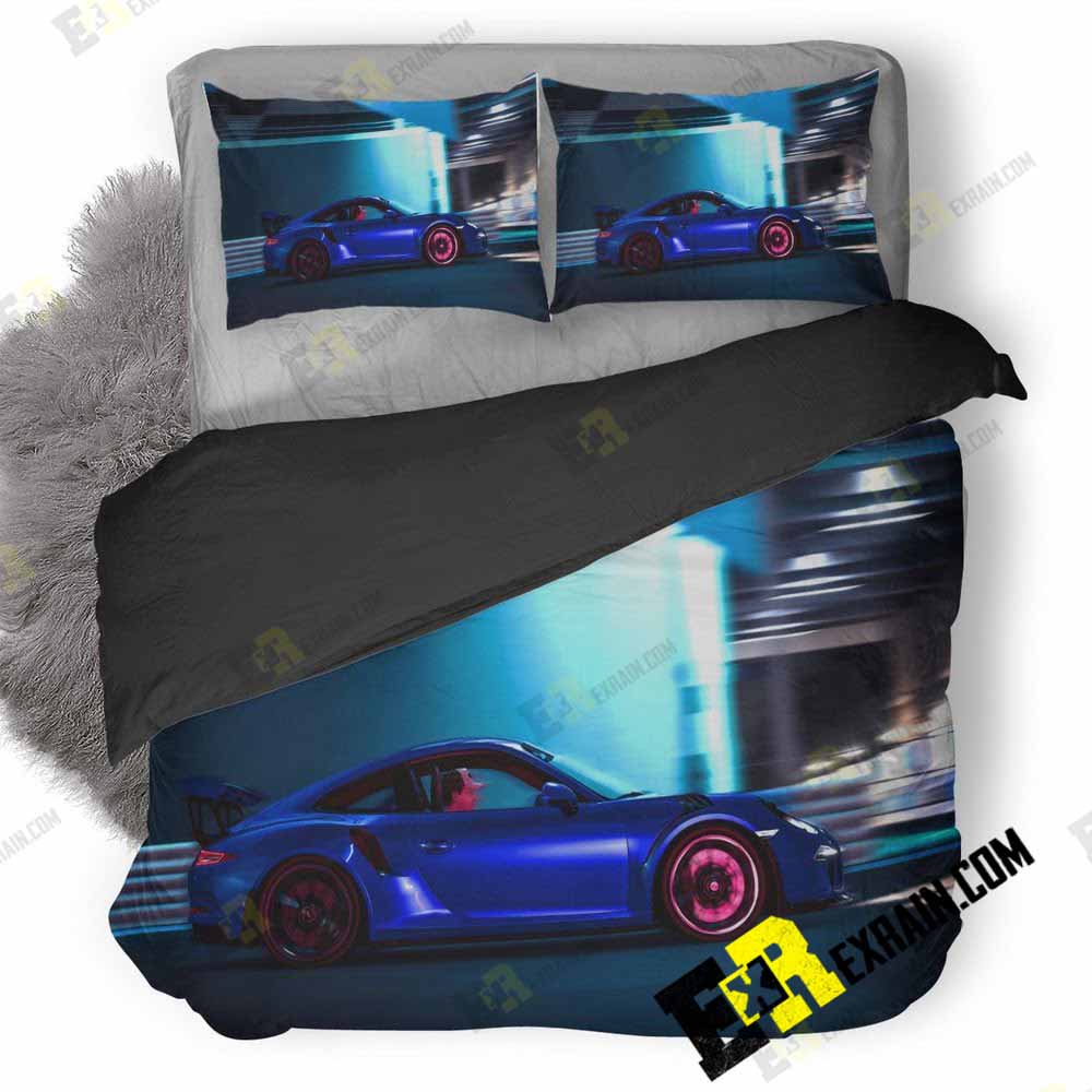 The Crew Porsche 911 991 Gt3 Gh 3D Customized Duvet Cover Bedding Set