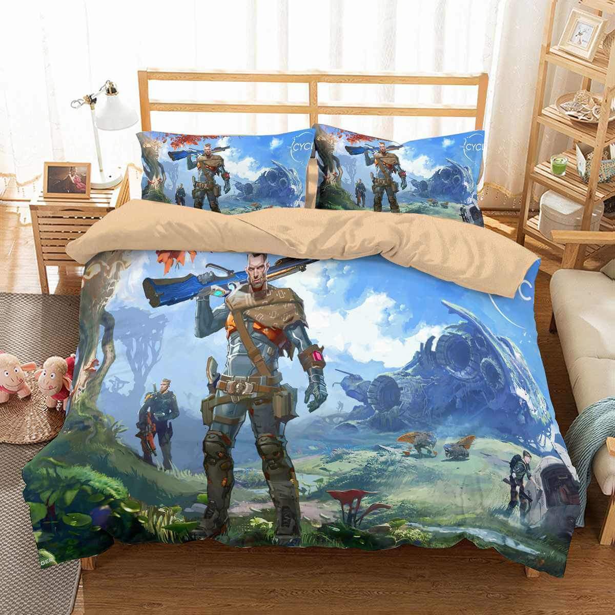 The Cycle 3D Customized Duvet Cover Bedding Set