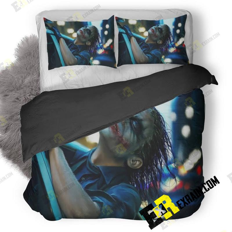The Dark Knight Joker Artwork Qhd 3D Customized Duvet Cover Bedding Set