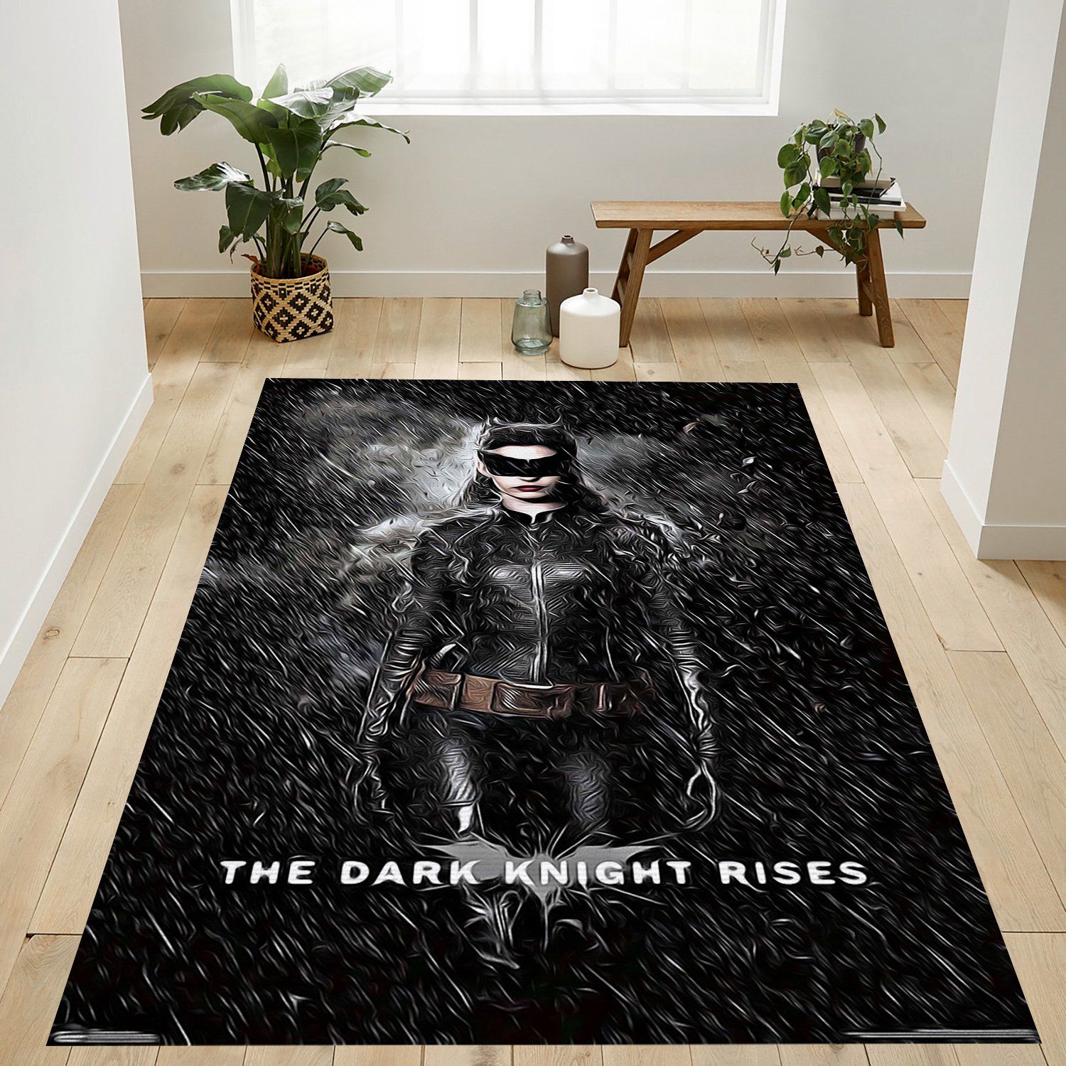 The Dark Knight Rises Catwoman Rectangle Rug – Custom Size And Printing