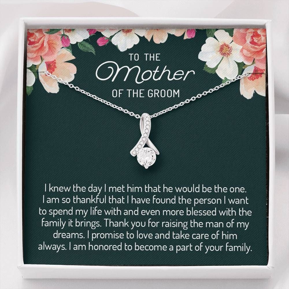 The Day I Met Him Alluring Beauty Necklace Gift For Mother Of The Groom