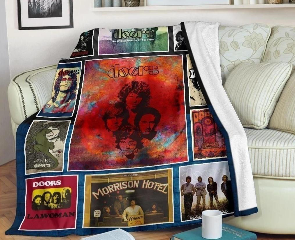 The Doors Rock Sherpa Blanket Cozy Blanket Fleece Blanket