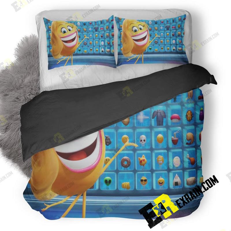 The Emoji Movie Hj 3D Customized Duvet Cover Bedding Set