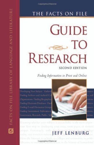 The Facts on File Guide to Research, 2nd Edition (Facts on File Library of Language and Literature) (PDF/EPUB Version)