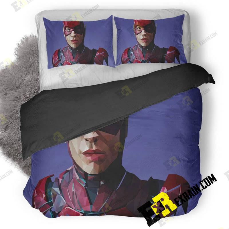The Flash Polygonart Lq 3D Customized Duvet Cover Bedding Set