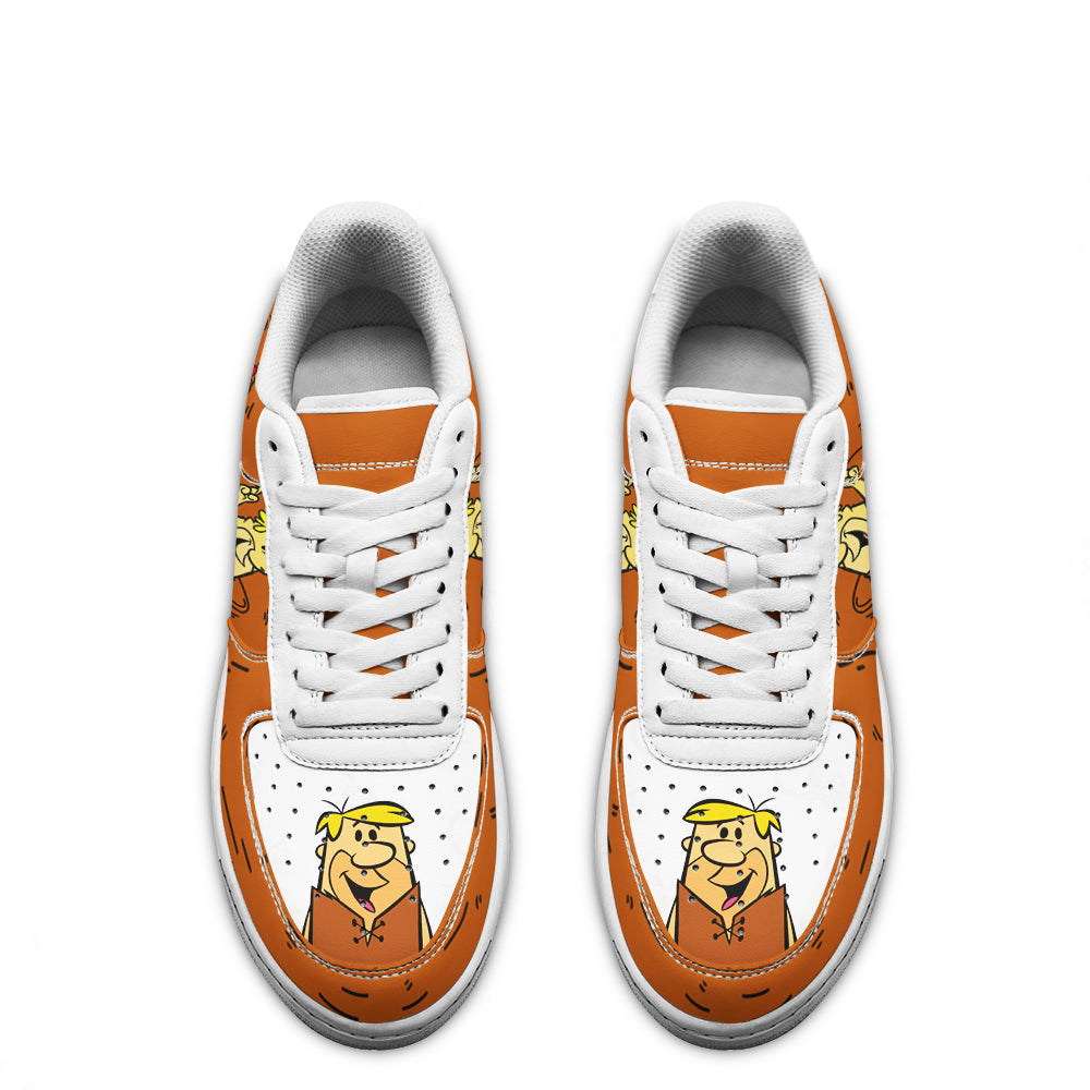 The Flintstones Barney Rubble Air Sneakers Custom