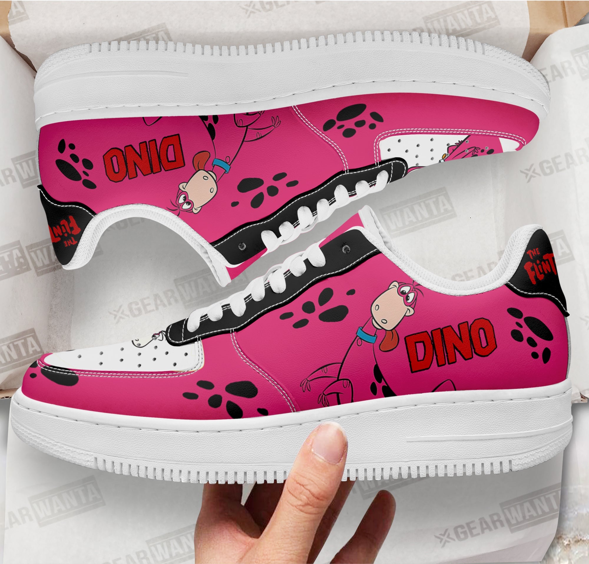 The Flintstones Dino Air Sneakers Custom