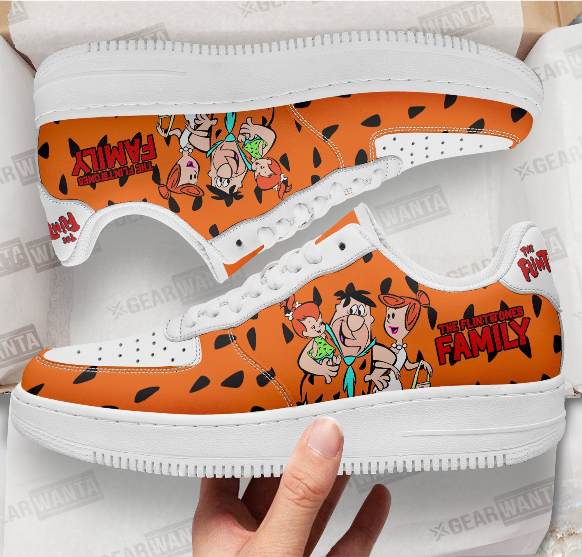 The Flintstones The Flintstones Family Air Sneakers Custom