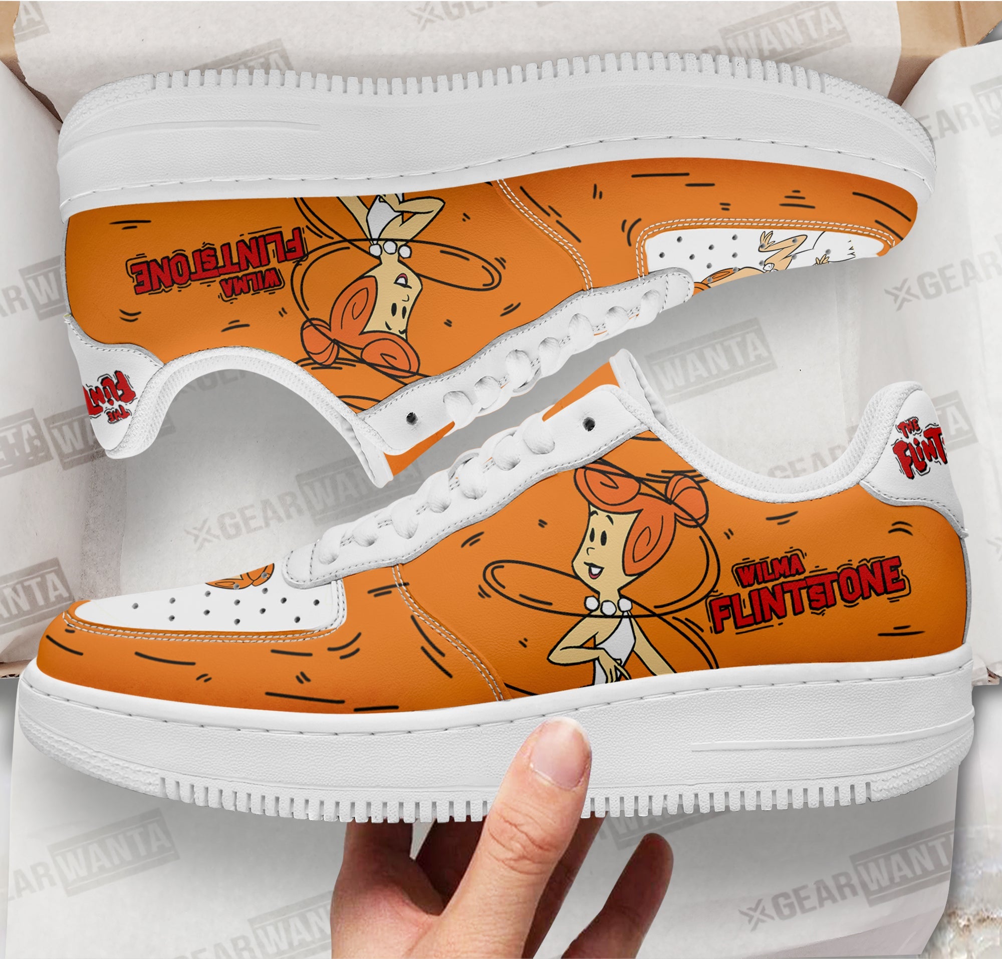 The Flintstones Wilma Flintstone Air Sneakers Custom