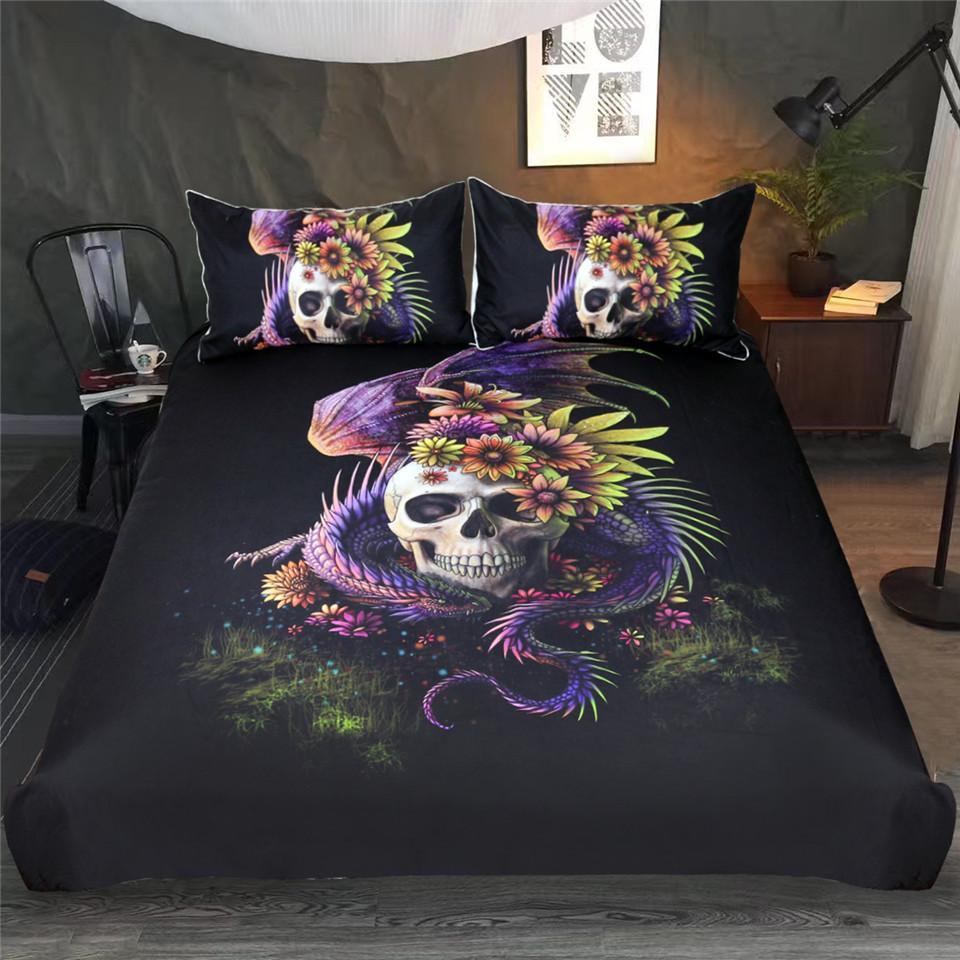 The Flowerykull Byunimamystery Art3D Customized Duvet Cover Bedding Set
