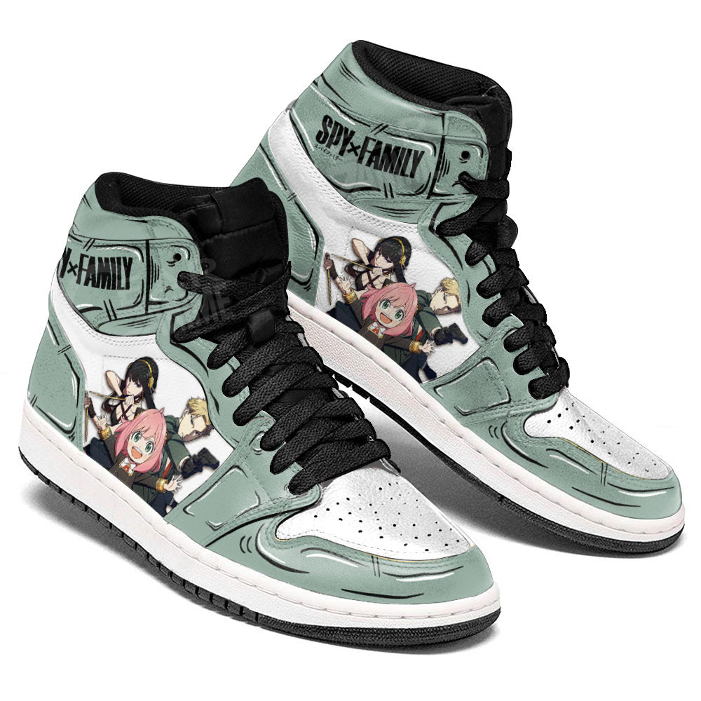 The Forgers JD1s Sneakers Spy x Family Anime Shoes, Air Jordan Hightop