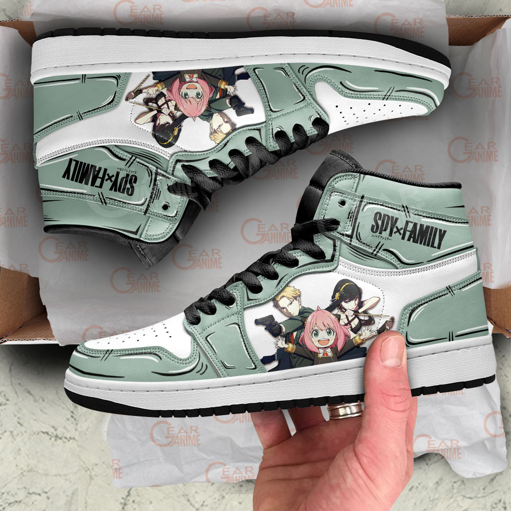 The Forgers JD1s Sneakers Spy x Family Anime Shoes, Air Jordan Hightop