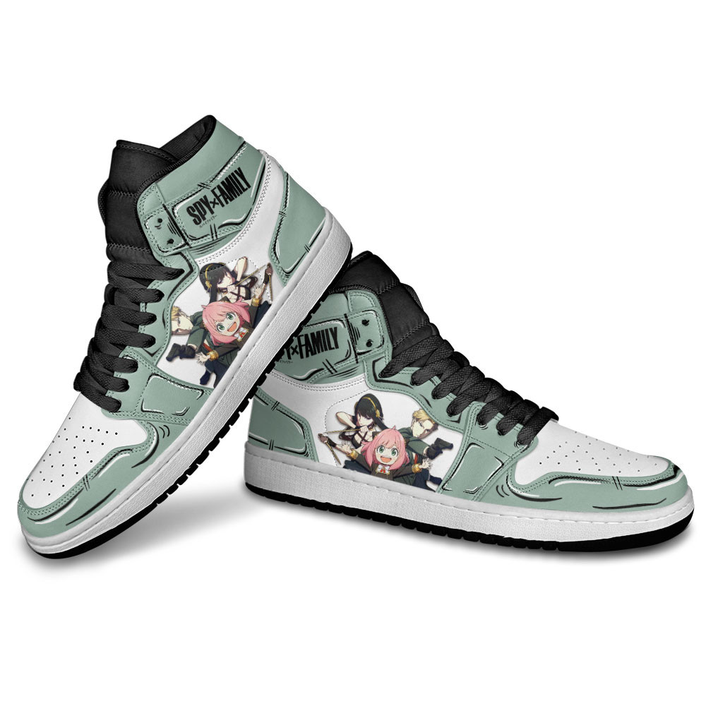 The Forgers JD1s Sneakers Spy x Family Anime Shoes, Air Jordan Hightop