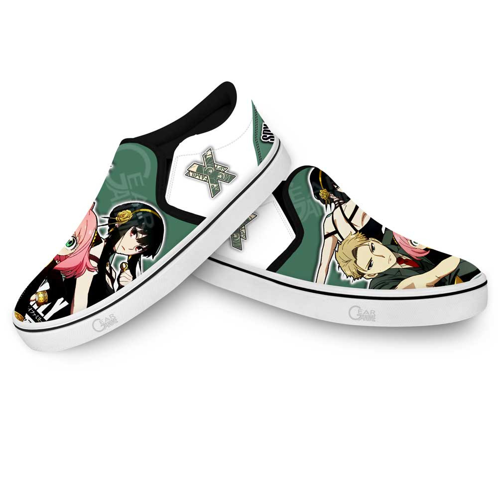 The Forgers Slip-On Shoes Canvas Spy x Family Custom Anime Shoes Otaku Gift Ideas