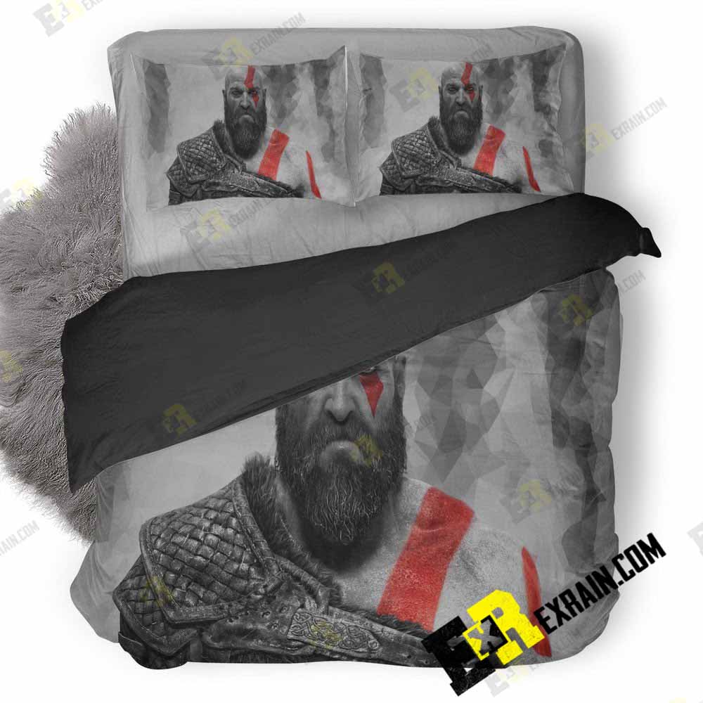 The Ghost God Of War O0 3D Customized Duvet Cover Bedding Set