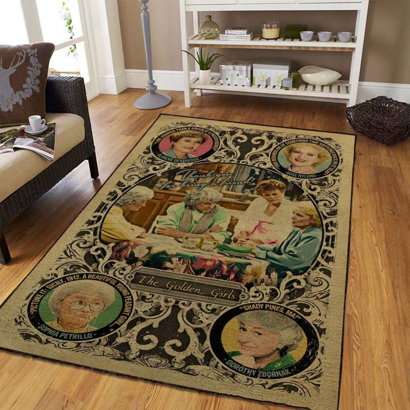 The Golden Girls Area Rectangle Rug