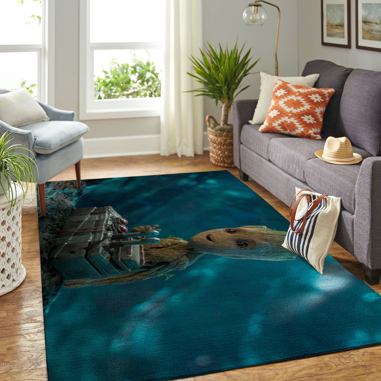 The Guardian Of The Galaxy Living Room Area Rectangle Rug