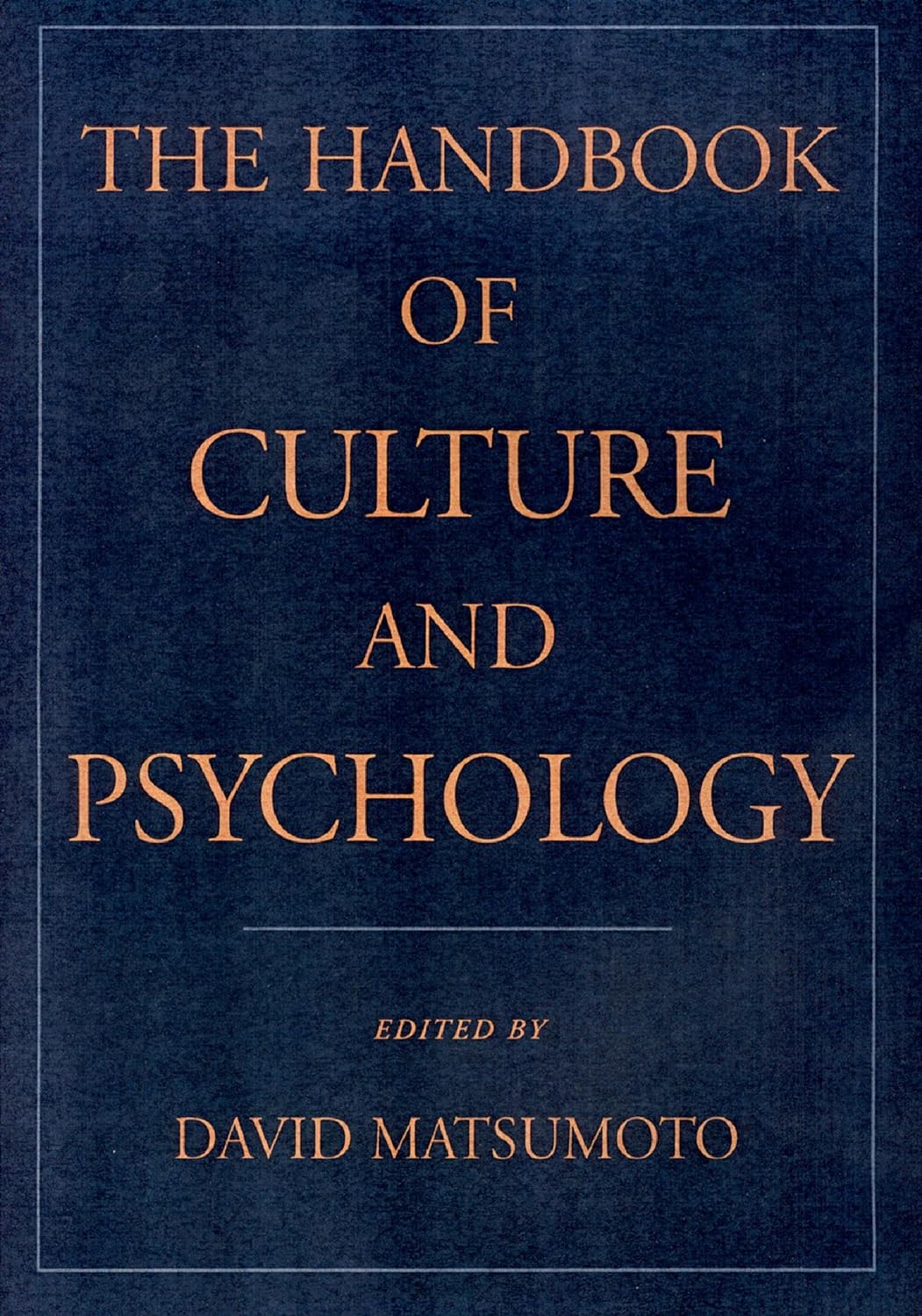 The Handbook of Culture and Psychology (PDF/EPUB Version)