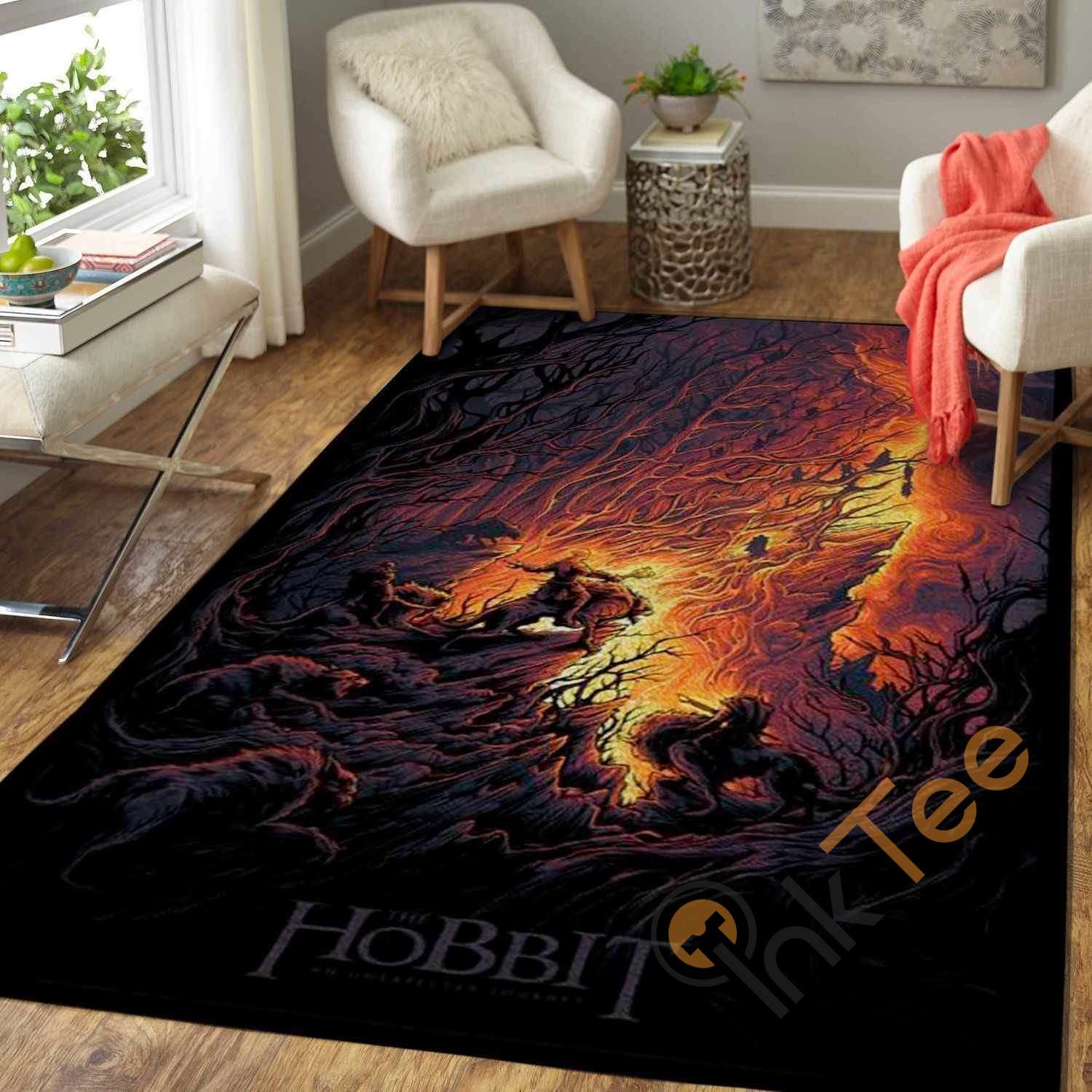 The Hobbit Area Rectangle Rug