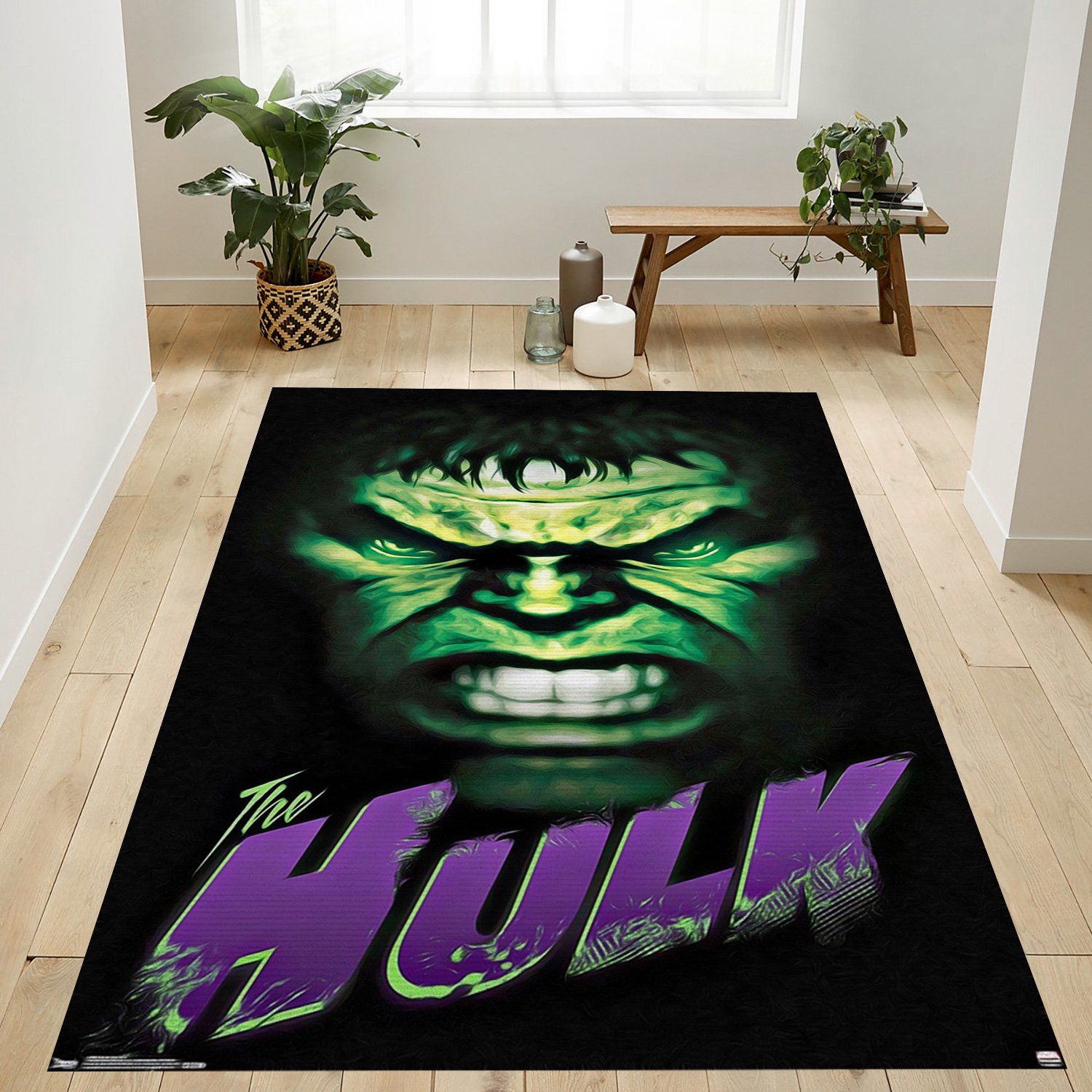 The Hulk Rectangle Rug – Custom Size And Printing