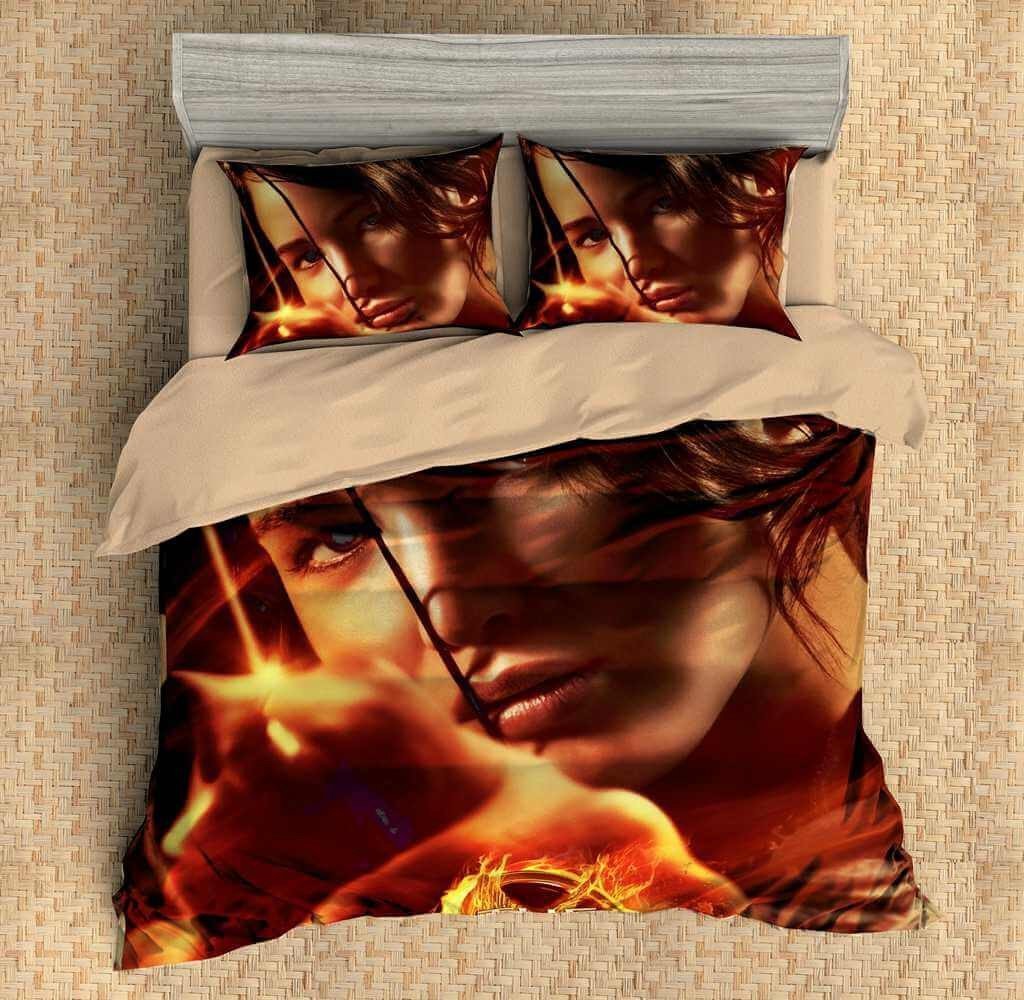The Hunger Games Katniss 3D Customized Duvet Cover Bedding Set