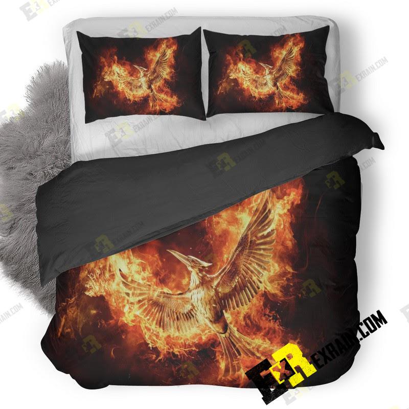 The Hunger Games Mockingjay Part Movie 3D Customized Duvet Cover Bedding Set