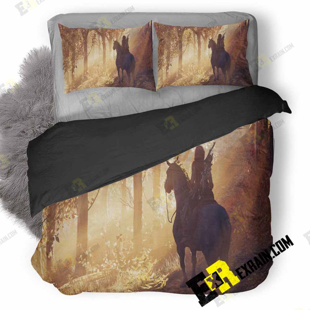 The Hunter Assassins Creed Odyssey Mq 3D Customized Duvet Cover Bedding Set