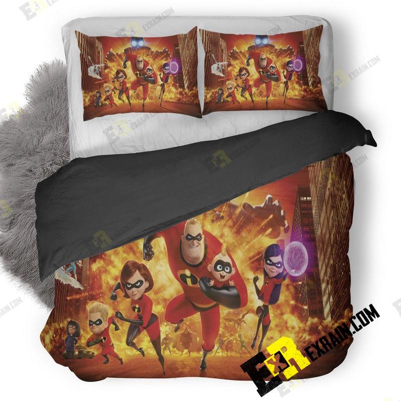 The Incredibles 10K K1 3D Customized Duvet Cover Bedding Set