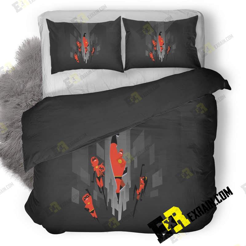 The Incredibles Artwork 5K Dw 3D Customized Duvet Cover Bedding Set