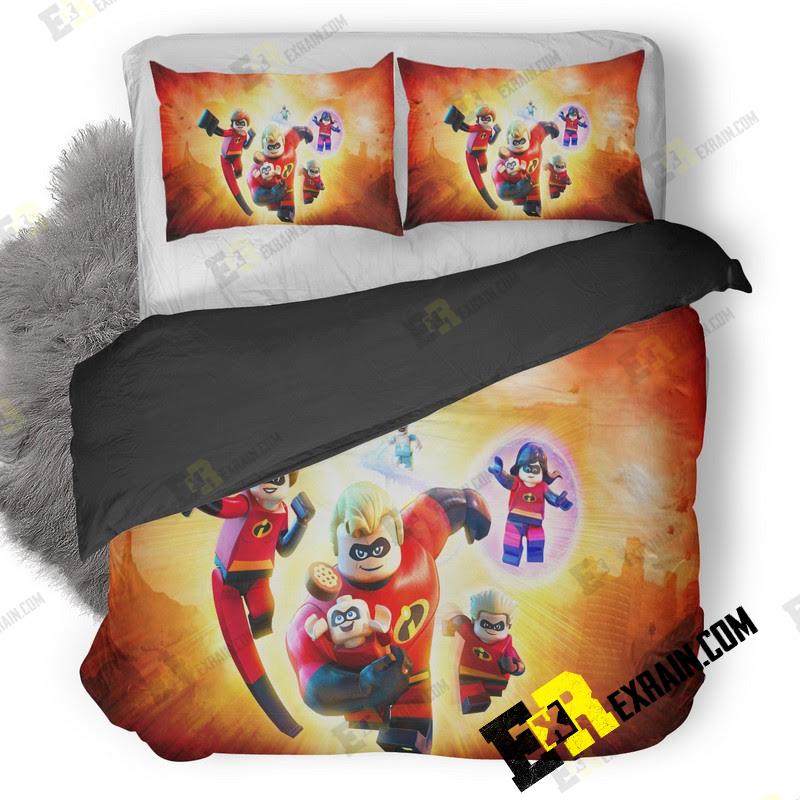 The Incredibles Lego 85 3D Customized Duvet Cover Bedding Set