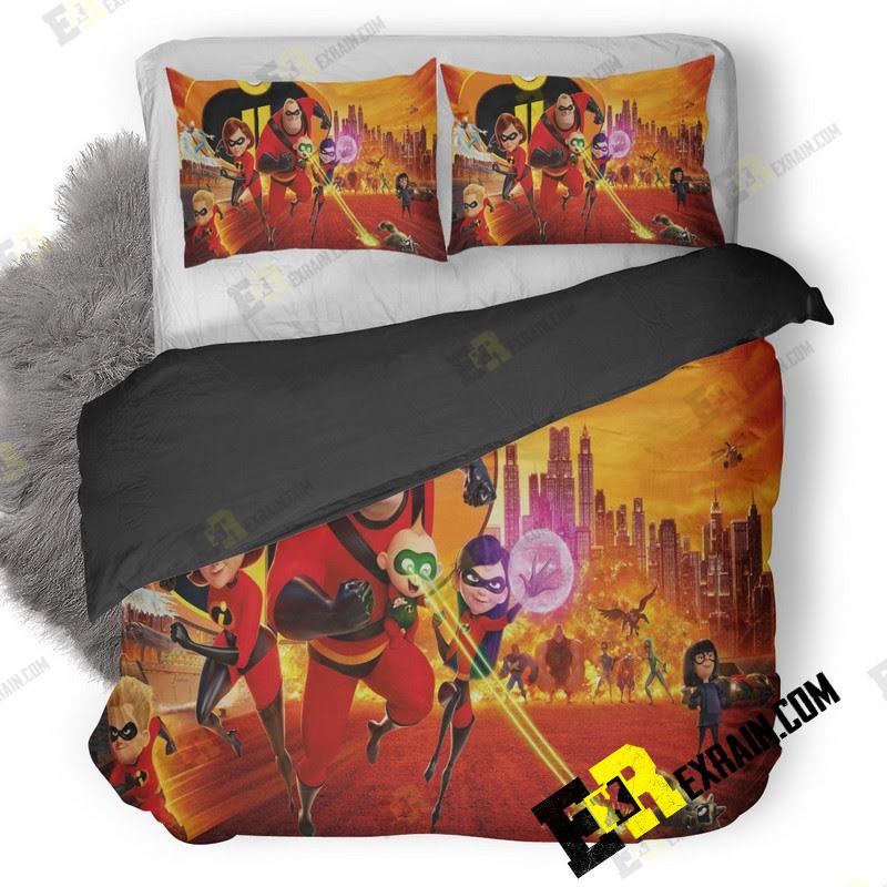 The Incredibles Movie 6Q 3D Customized Duvet Cover Bedding Set