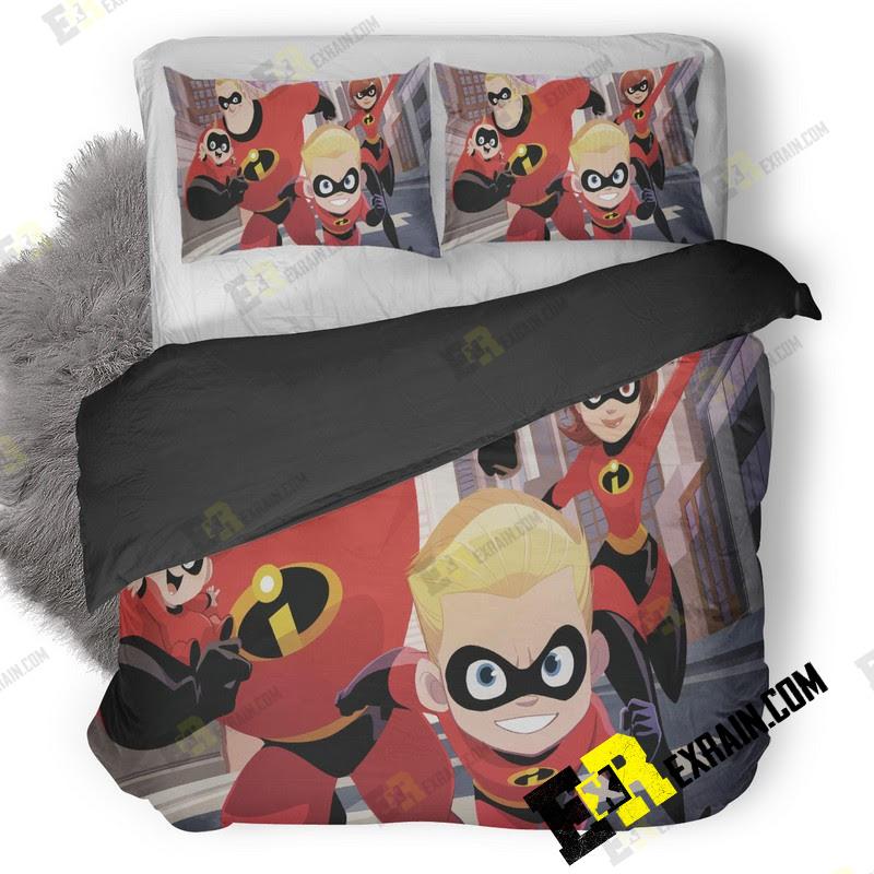 The Incredibles Movie Kt 3D Customized Duvet Cover Bedding Set