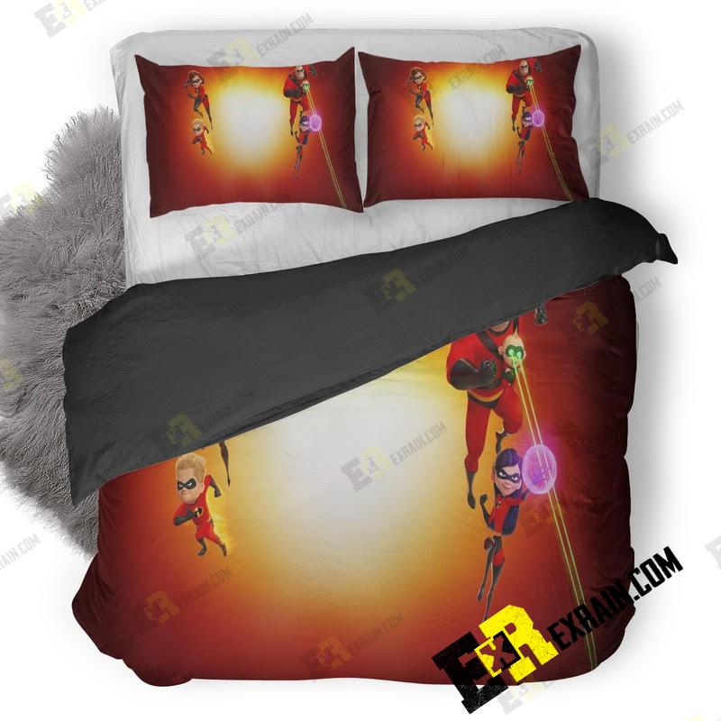 The Incredibles Movie Poster Sh 3D Customized Duvet Cover Bedding Set