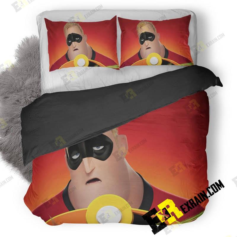 The Incredibles Russia Poster On 3D Customized Duvet Cover Bedding Set